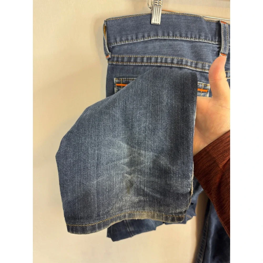 True Religion Skinny‎ Flap OM Mens Jeans 36X34 SN Body Rinse Blue Denim